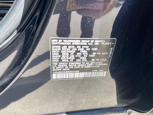 Photo of 2022 Deep Black Pearl Volkswagen Atlas