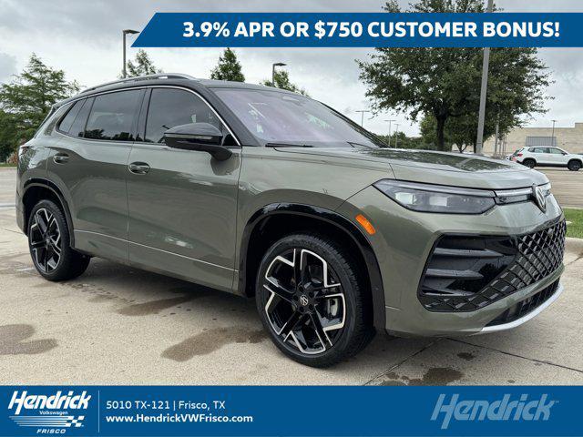 Photo of 2025 Avocado Green w/Deep Black Roof Volkswagen Tiguan
