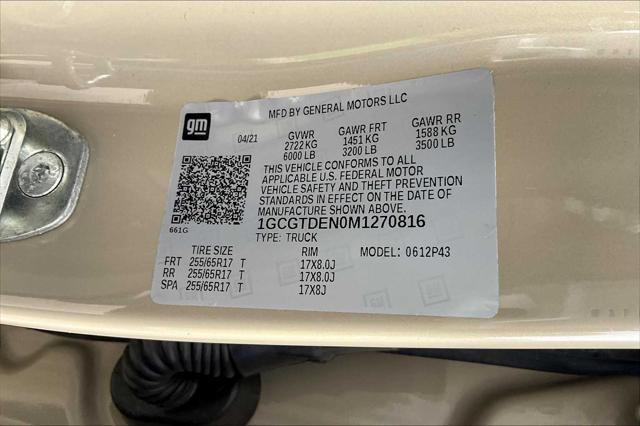 Photo of 2021 Sand Dune Metallic Chevrolet Colorado