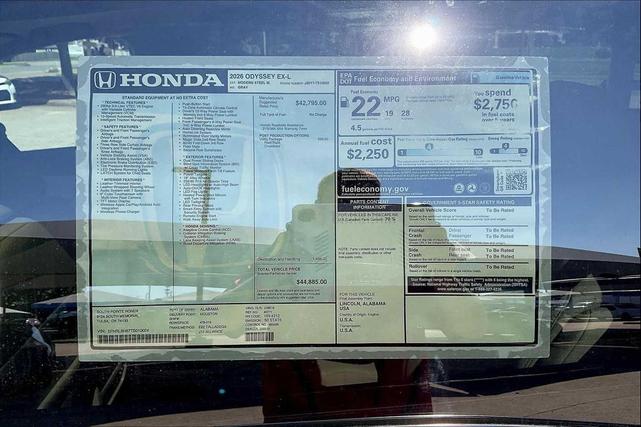 Photo of 2026 Modern Steel Metallic Honda Odyssey