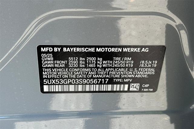 Photo of 2025 Brooklyn Gray Metallic BMW X3