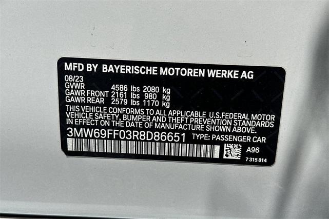 Photo of 2024 Mineral White Metallic BMW 330