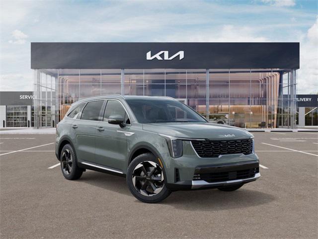 Photo of 2025 Cityscape Green Kia Sorento Hybrid