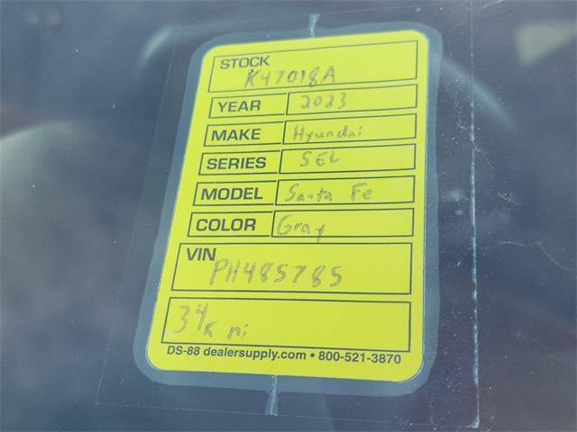 Photo of 2023 Portofino Gray Hyundai SANTA FE