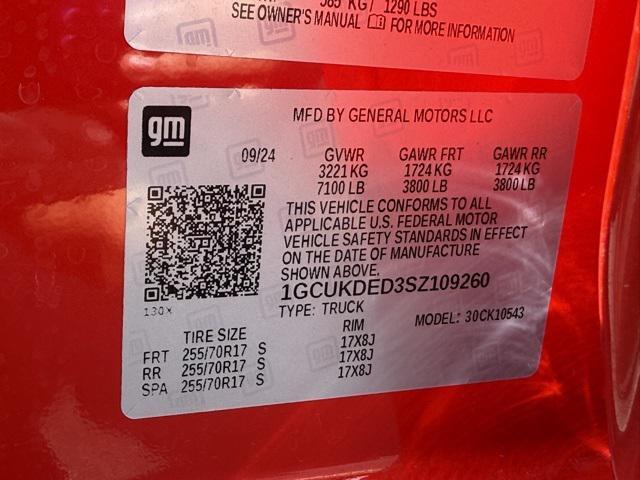 Photo of 2025 Red Hot Chevrolet Silverado 1500