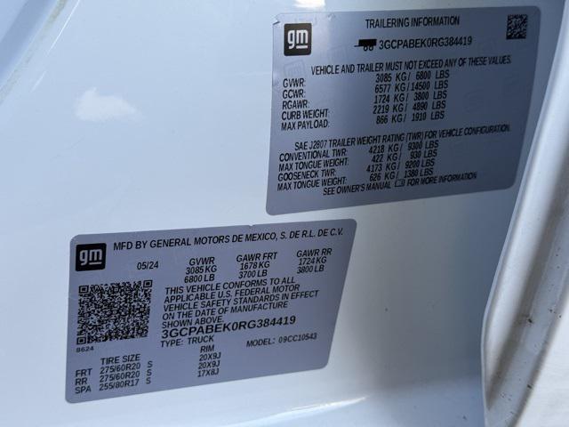 Photo of 2024 Summit White Chevrolet Silverado 1500