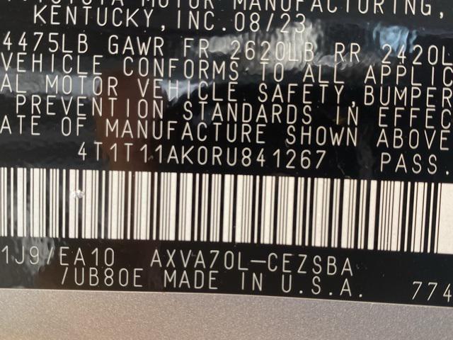 Photo of 2024 Celestial Silver Metallic Toyota Camry
