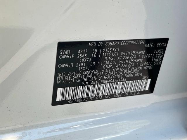 Photo of 2025 Crystal White Pearl Subaru Crosstrek