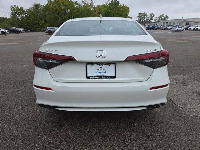 Photo of 2025 Platinum White Pearl Honda Civic