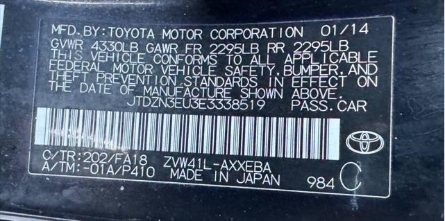Photo of 2014 Black Toyota Prius v