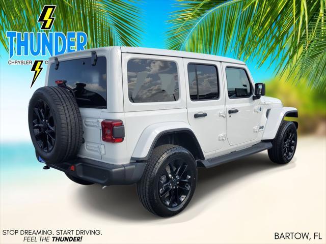 Photo of 2025 Bright White Clearcoat Jeep Wrangler 4xe