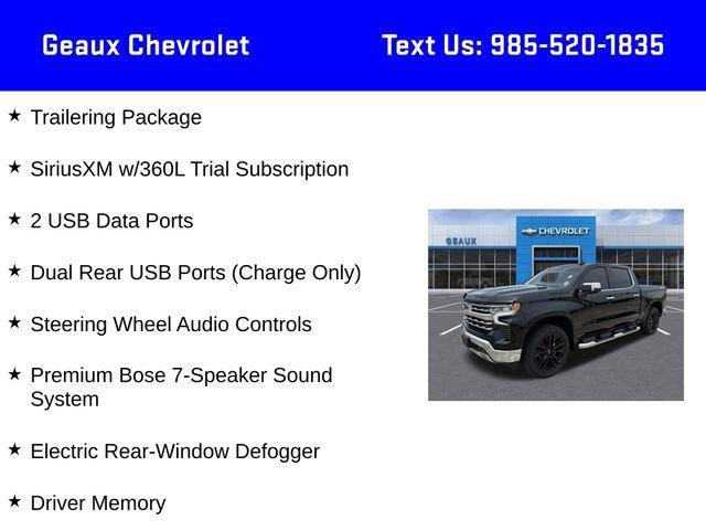 Photo of 2025 Black Chevrolet Silverado 1500