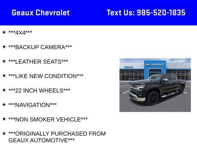 Photo of 2025 Black Chevrolet Silverado 1500