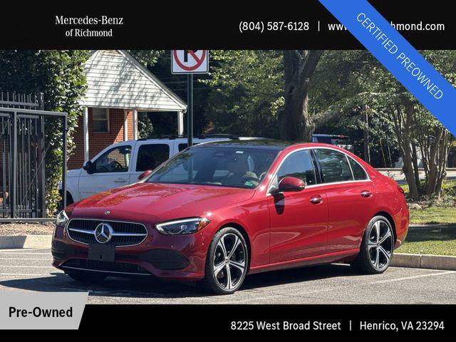 Photo of 2024 Red Mercedes-Benz C-Class