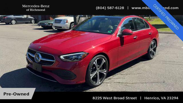 Photo of 2024 Red Mercedes-Benz C-Class