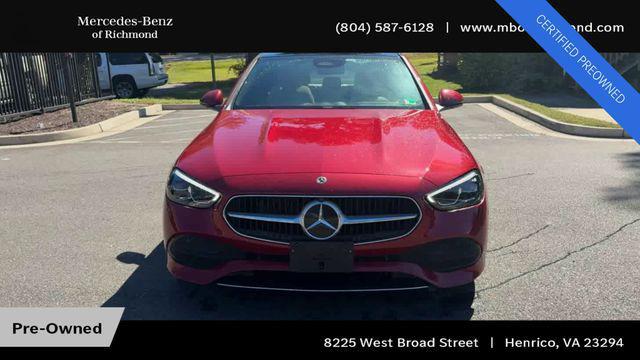 Photo of 2024 Red Mercedes-Benz C-Class