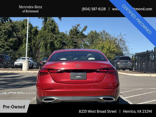 Photo of 2024 Red Mercedes-Benz C-Class