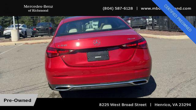 Photo of 2024 Red Mercedes-Benz C-Class