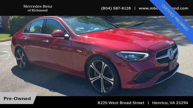 Photo of 2024 Red Mercedes-Benz C-Class