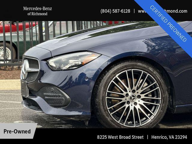 Photo of 2022 Lunar Blue Metallic Mercedes-Benz C-Class