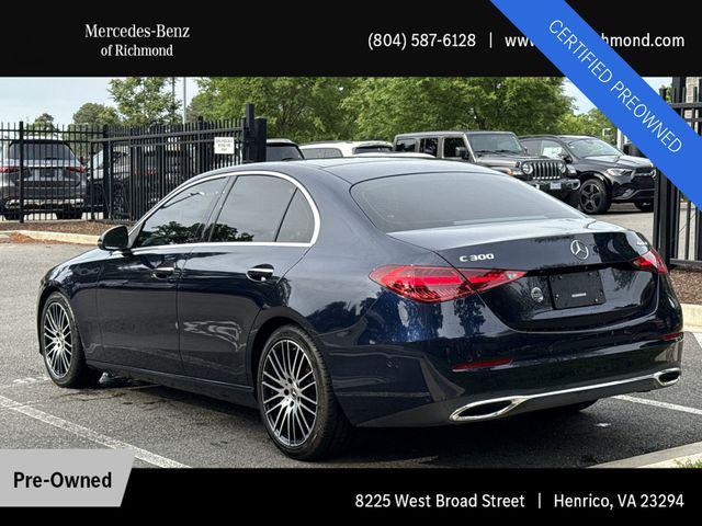 Photo of 2022 Lunar Blue Metallic Mercedes-Benz C-Class