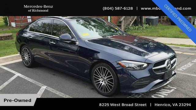 Photo of 2022 Lunar Blue Metallic Mercedes-Benz C-Class