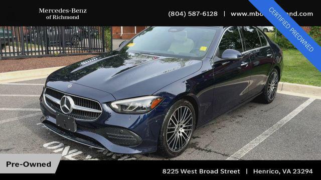 Photo of 2022 Lunar Blue Metallic Mercedes-Benz C-Class