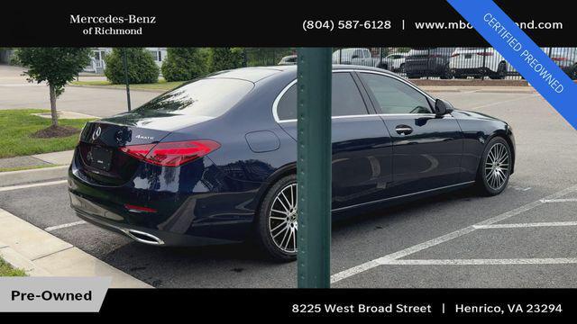 Photo of 2022 Lunar Blue Metallic Mercedes-Benz C-Class