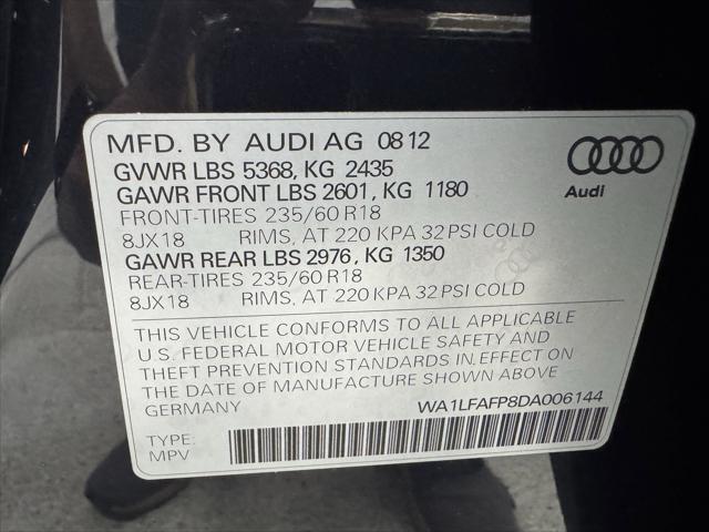 Photo of 2013 Blue Audi Q5