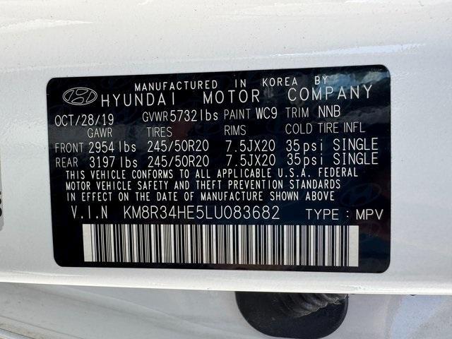 Photo of 2020 Hyper White Hyundai PALISADE