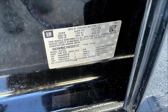 Photo of 2017 Black Chevrolet Silverado 1500