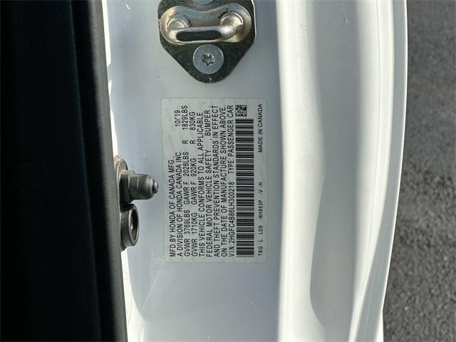 Photo of 2020 Platinum White Honda Civic