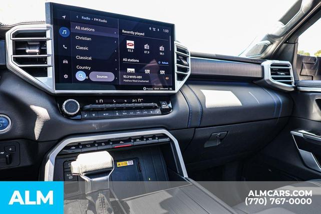 Photo of 2024 Blue Toyota Tundra Hybrid