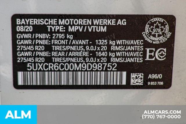 Photo of 2021 White BMW X5