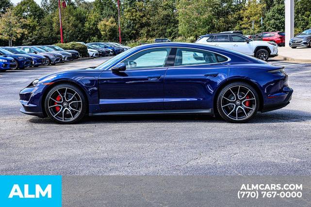Photo of 2022 Blue Porsche Taycan