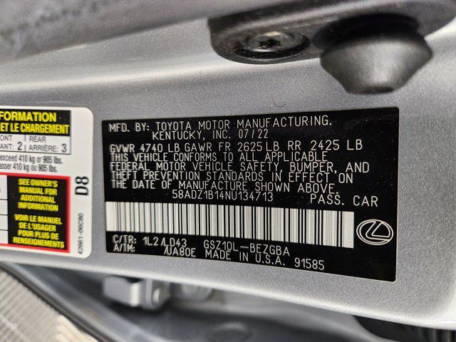 Photo of 2022 Iridium Lexus ES 350
