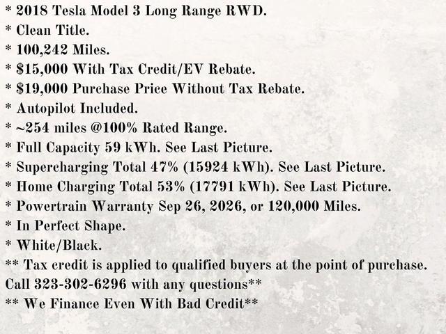 Photo of 2018 Pearl White Multi-Coat Tesla Model 3