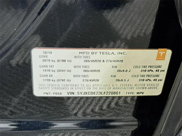 Photo of 2020 Blue Tesla Model X