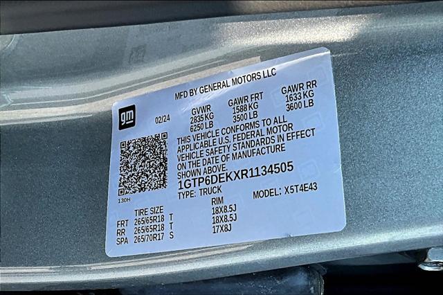 Photo of 2024 Sterling Metallic GMC Canyon
