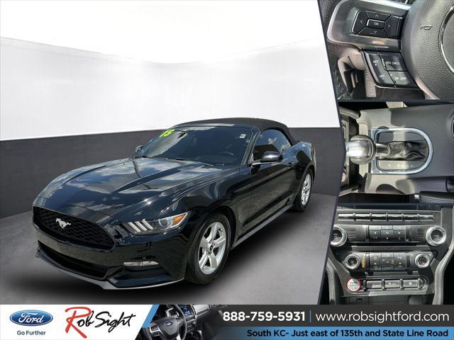 Photo of 2015 Black Ford Mustang