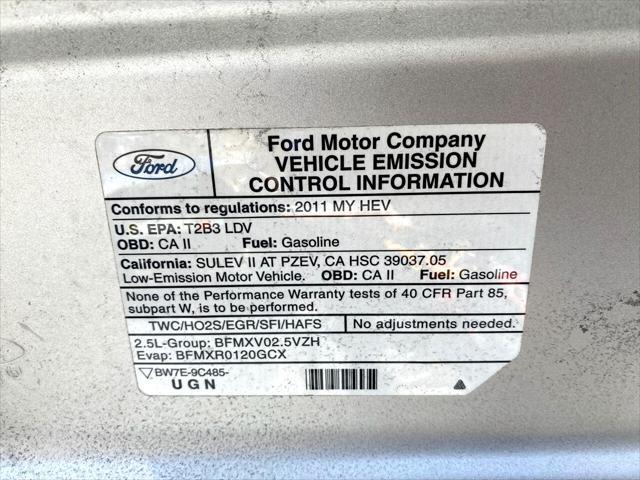 Photo of 2011 Gray Ford Fusion Hybrid