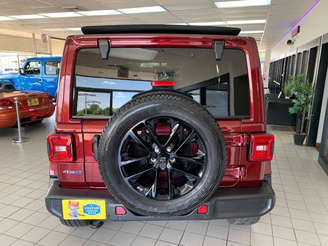 Photo of 2021 Burgundy Jeep Wrangler Unlimited