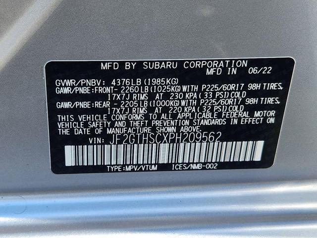 Photo of 2023 Ice Silver Metallic Subaru Crosstrek
