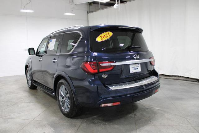 Photo of 2021 Hermosa Blue INFINITI QX80