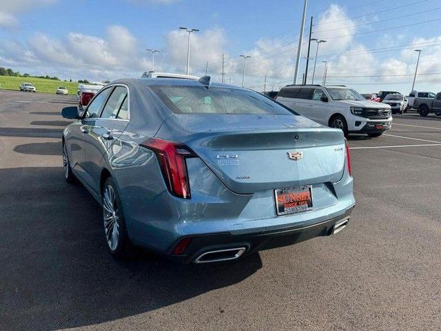 Photo of 2024 Midnight Steel Metallic Cadillac CT4