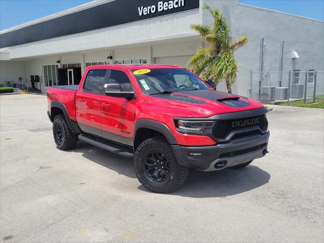Photo of 2021 Flame Red Clearcoat RAM 1500