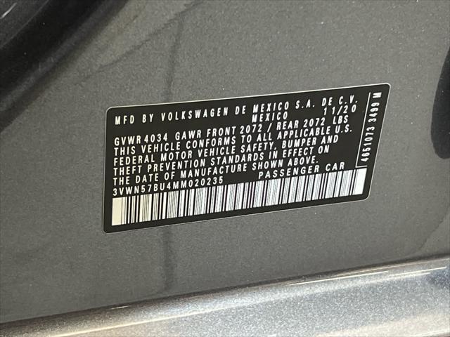 Photo of 2021 Platinum Gray Metallic Volkswagen Jetta