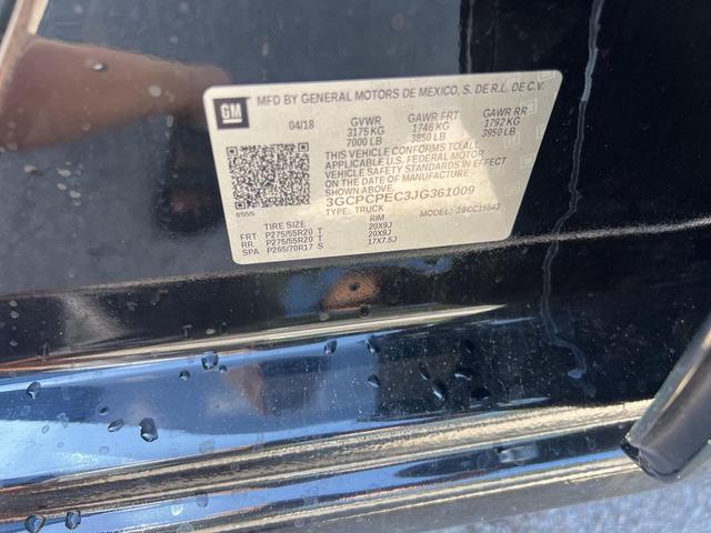 Photo of 2018 Black Chevrolet Silverado 1500