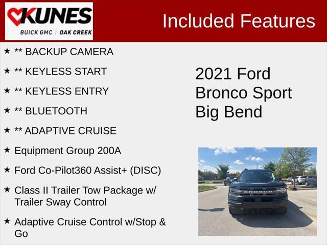 Photo of 2021 Alto Blue Metallic Tinted Clearcoat Ford Bronco Sport