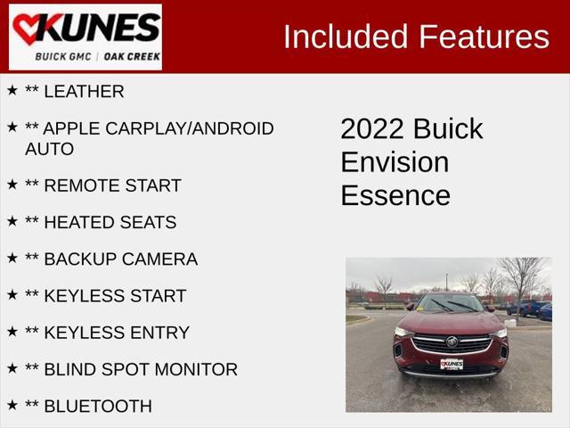 Photo of 2022 Cinnabar Metallic Buick Envision
